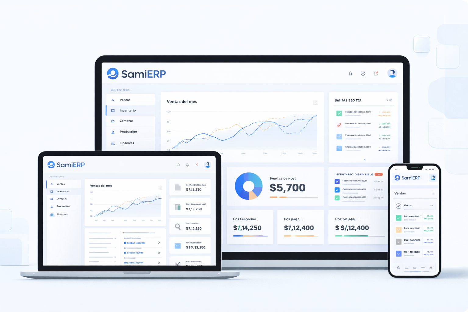 Opciones de conectividad a SAMI ERP